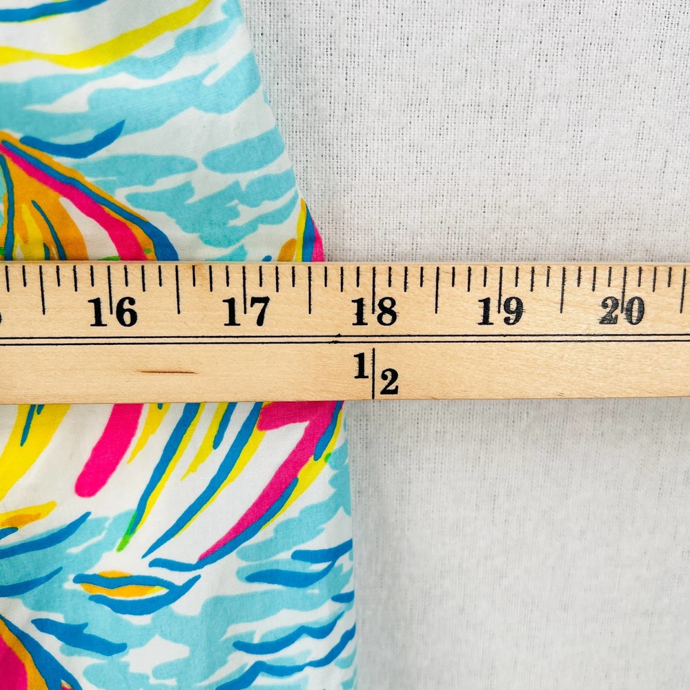 LILLY PULITZER Janice Shift Dress Womens 4 Blue Pink You Gotta Regatta Sailboat - Picture 13 of 14